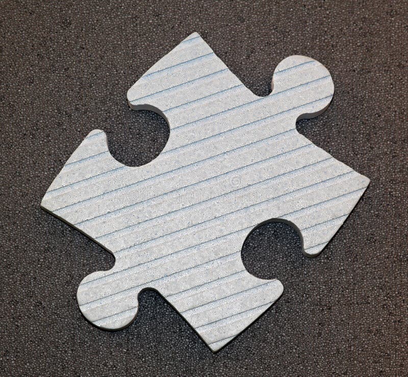 One puzzle piece for problem solving concept. One puzzle piece for problem solving concept