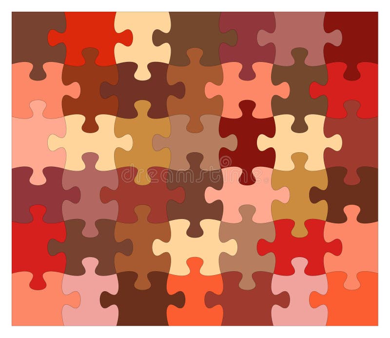 Puzzlespielvektor lizenzfreie abbildung Puzzlespielvektor lizenzfreie abbildung