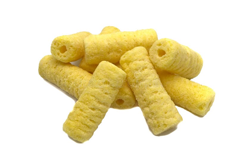 Puñado de palillos crujientes dulces del maíz imagen de archivo libre de regalías Puñado de palillos crujientes dulces del maíz imagen de archivo libre de regalías