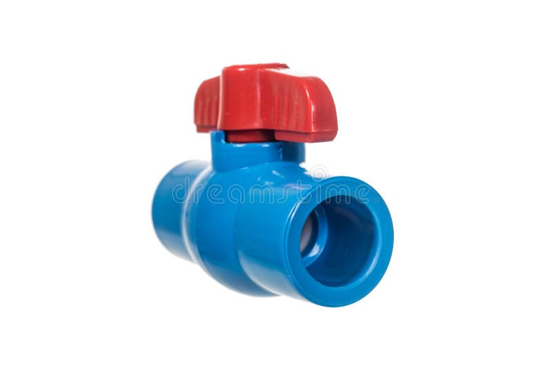 PVC ball valve stock photos
