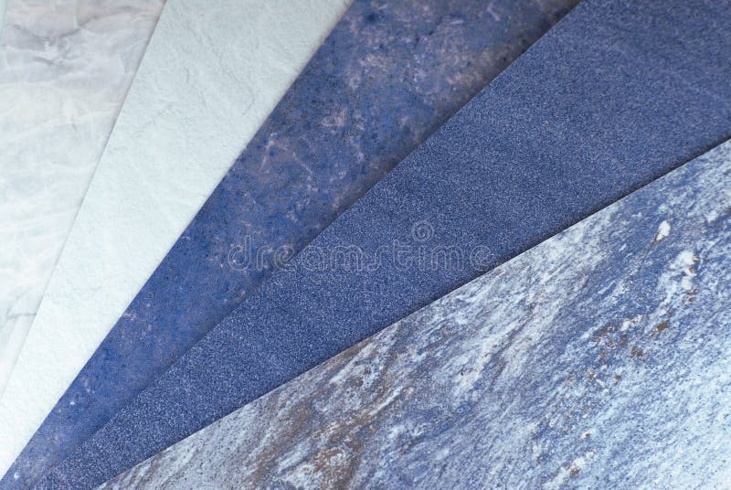 Pvc panel sample selecction stock photography