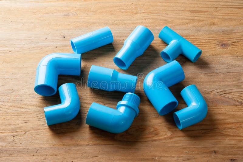 PVC Pipe connections stock image. Image of coupling 177785801