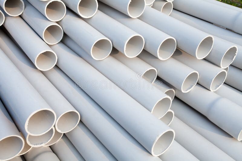 PVC pipes royalty free stock photography