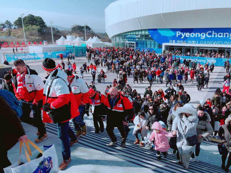 Pyeongchang Winter Olympics Editorial Stock Photo Image of olympics