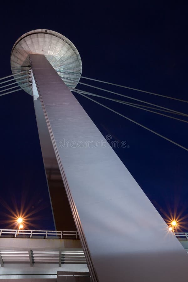 Pylon of new bridge in bratislava