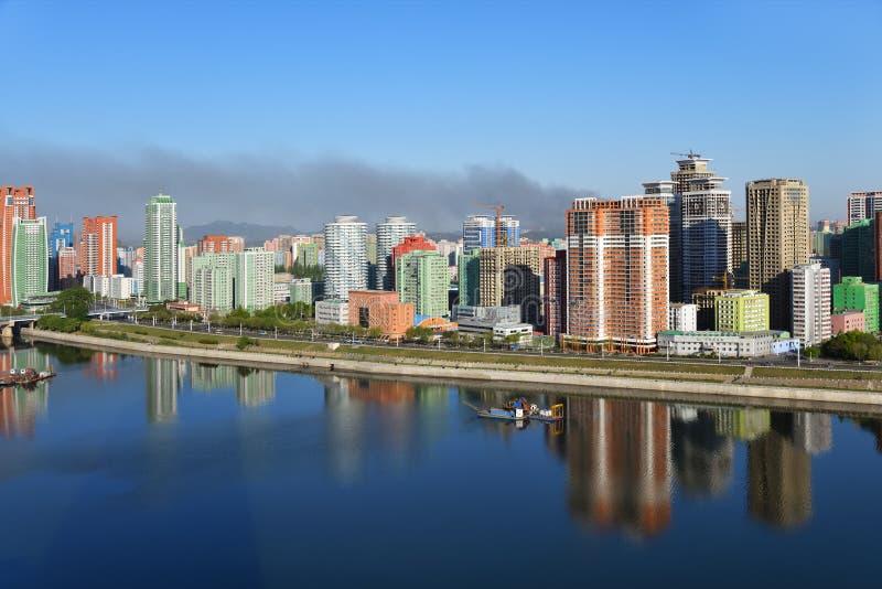 Pyongyang, Capital of the North Korea. DPRK Stock Image - Image of ...