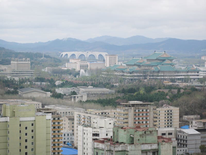 Pyongyang, nel Korea di Nord.