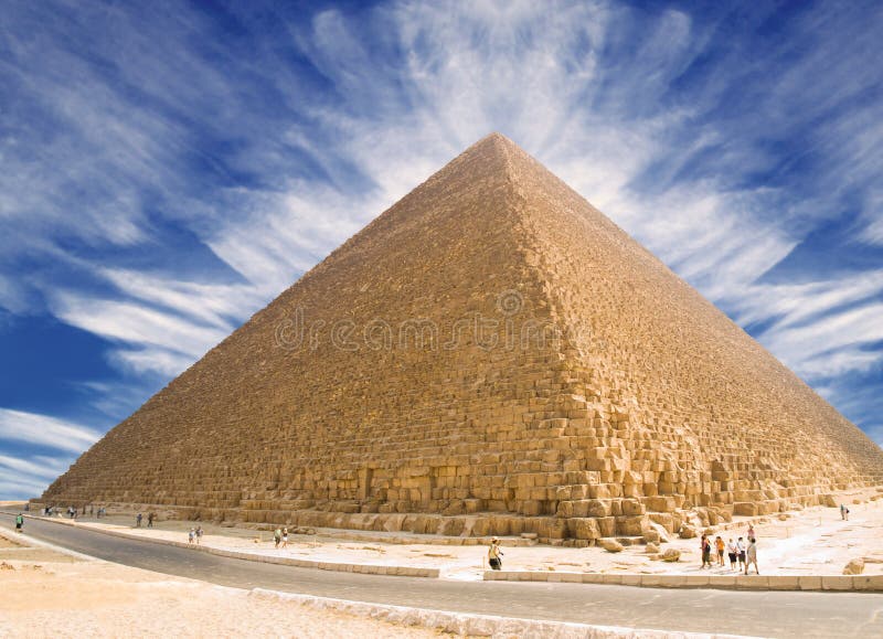 Pyramid Of Cheops Royalty Free Stock Photos - Image: 7638918