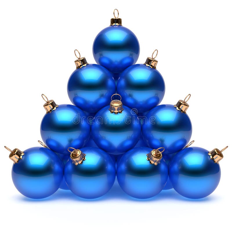 pyramid christmas ornament