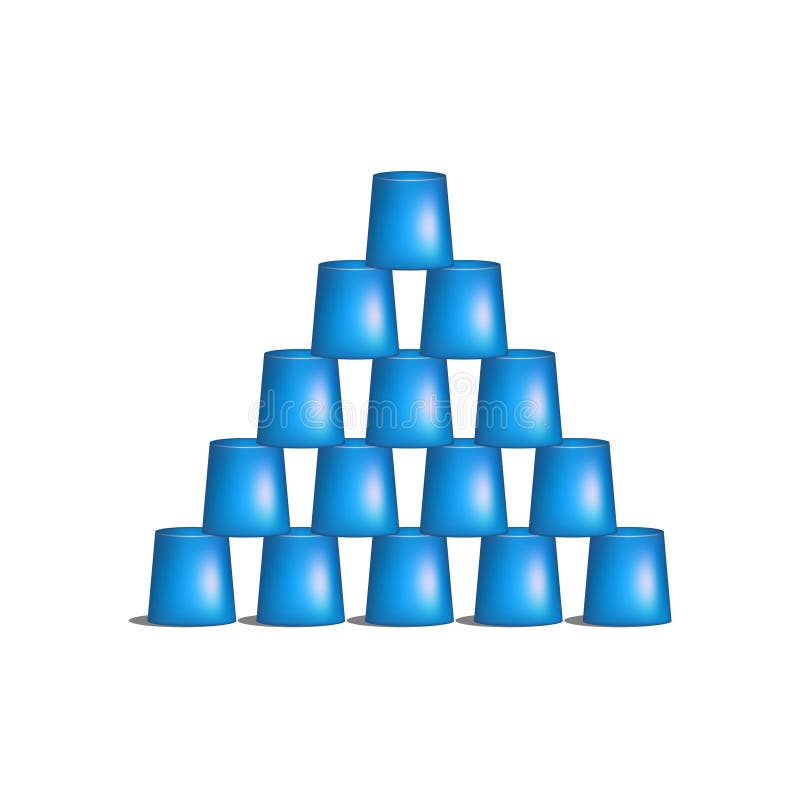 Cups Pyramid Stock Illustrations 113 Cups Pyramid Stock Illustrations