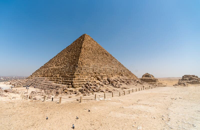 Pyramid in the Desert in Luxor Egypt Stock Photo - Image of archeology ...