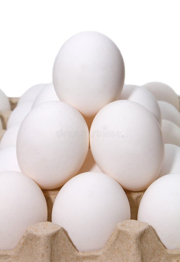 Pyramid eggs white