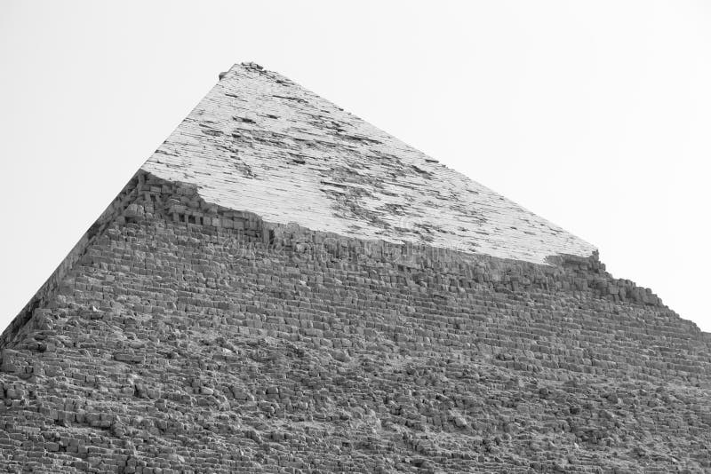 Pyramid, Egypt Black and White Stock Photo Image of pyramids, giza