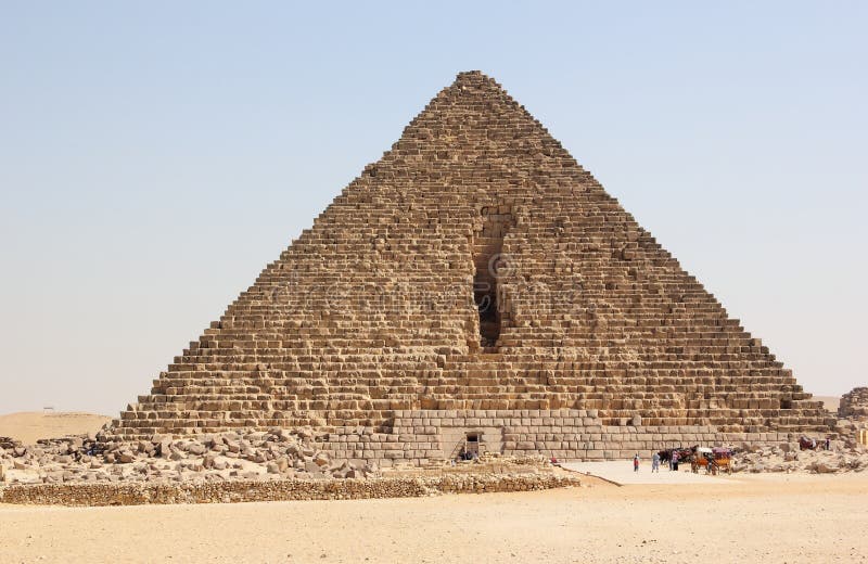 Pyramid of Menkaure, Giza, Cairo, Egypt.