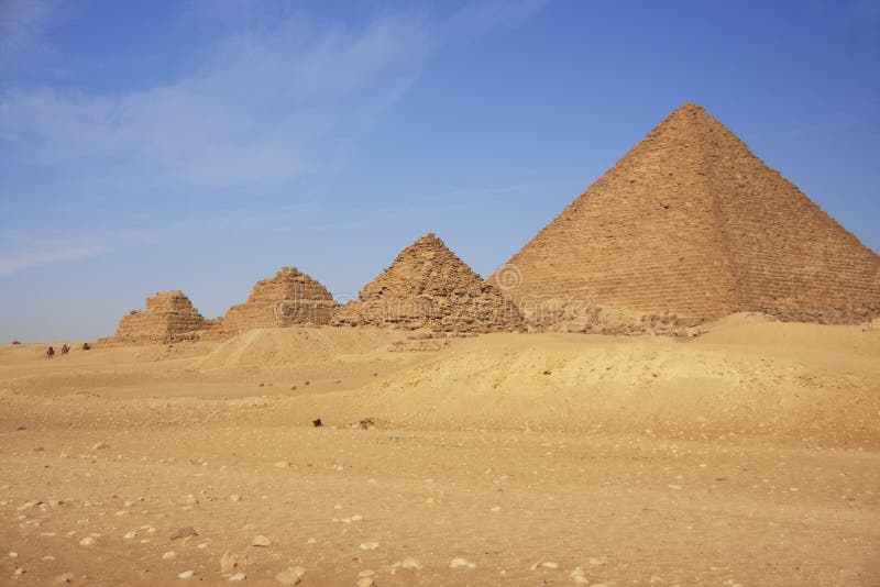 Pyramids of Giza, Cairo stock photo. Image of horse, scenic - 33945178