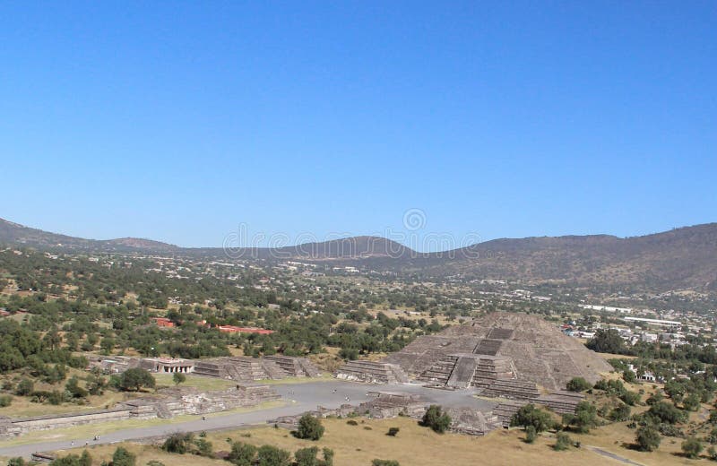 Pyramid of Moon in Teotihuacan, Mexico City royalty free stock images Pyramid of Moon in Teotihuacan, Mexico City royalty free stock images