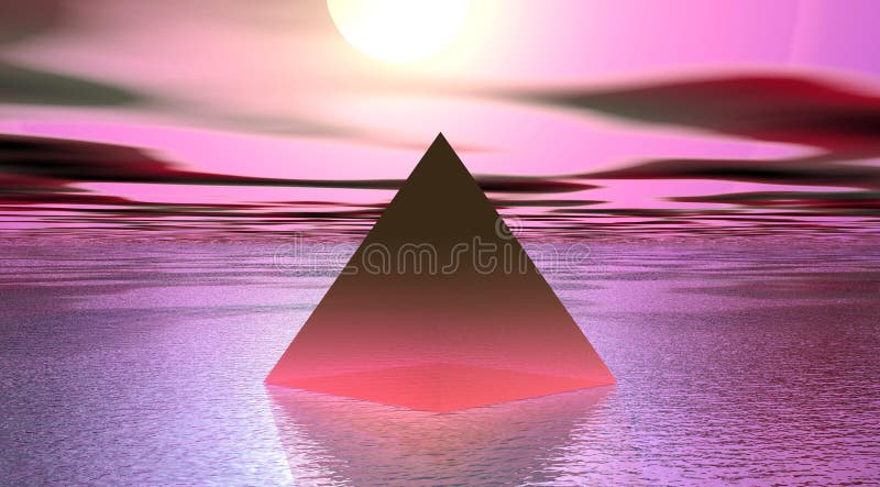 Pyramid pink