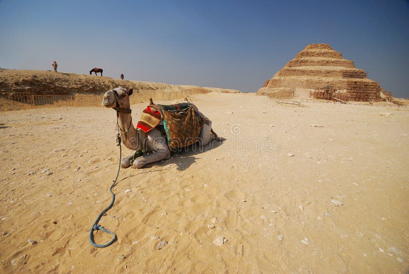Pyramide d'opération de Djoser images stock Pyramide d'opération de Djoser images stock