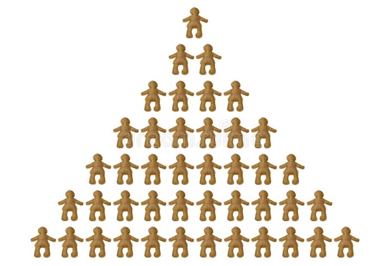 Pyramide des classes sociales image libre de droits Pyramide des classes sociales image libre de droits