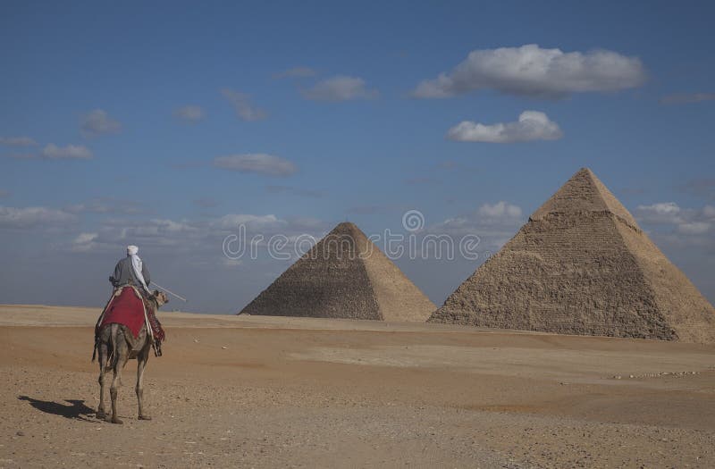 Pyramiderna, Egypten arkivbild Pyramiderna, Egypten arkivbild