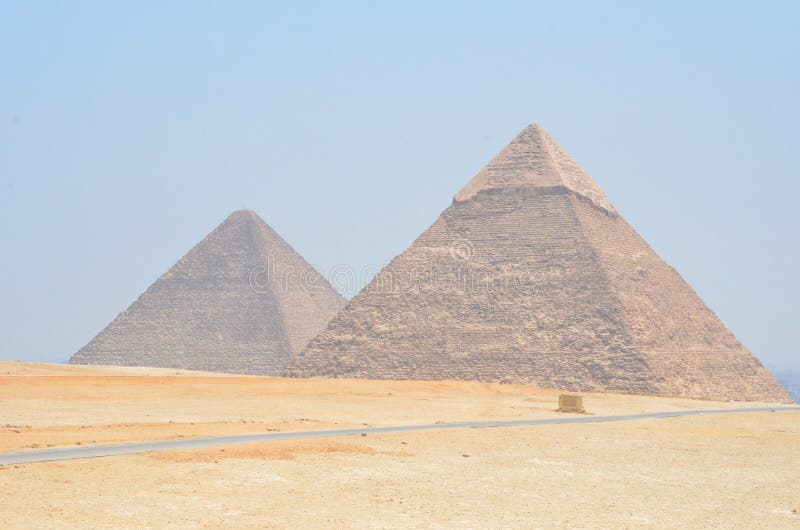 Pyramids Cairo Egypt royalty free stock photography