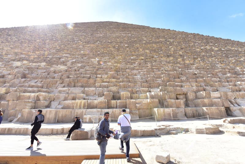 The Pyramids of Giza-Egypt 994 Editorial Stock Photo - Image of kingdom ...