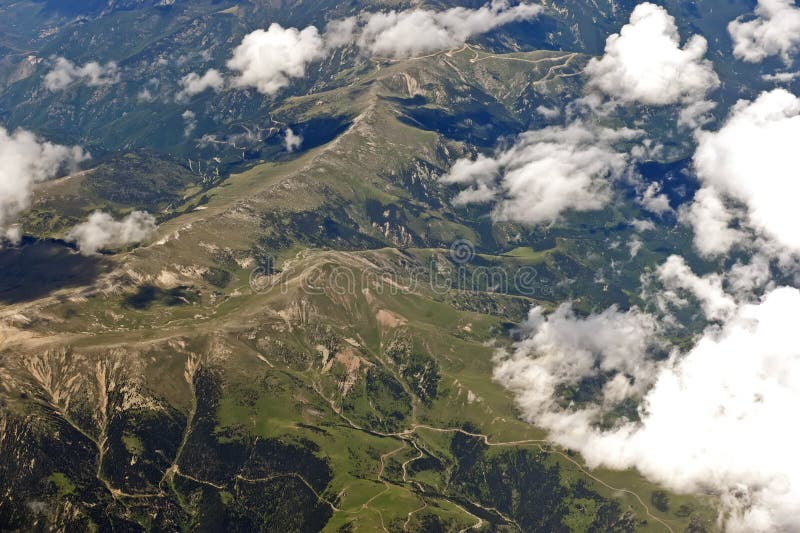 Pyrenees-Berge lizenzfreie stockfotos