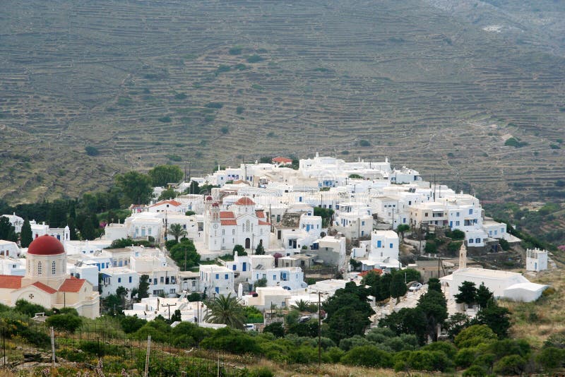 Pyrgos Village, Tinos stock photo. Image of travel, scenery 2707724