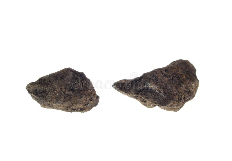 Pyrolusite. Origine : Italie photos stock