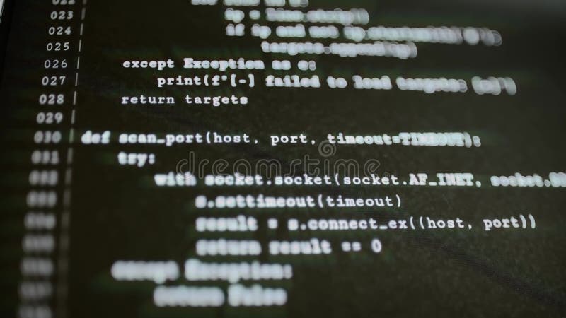 Функция Python тестирует порты с помощью сокетных соединений видеоматериал