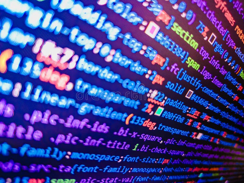 Python 프로그래머 코드. 소프트웨어 개발. 텍스트 편집기의 JavaScript 코드. 변환에 대한 코드 언어 a 로열티 프리 스톡 사진