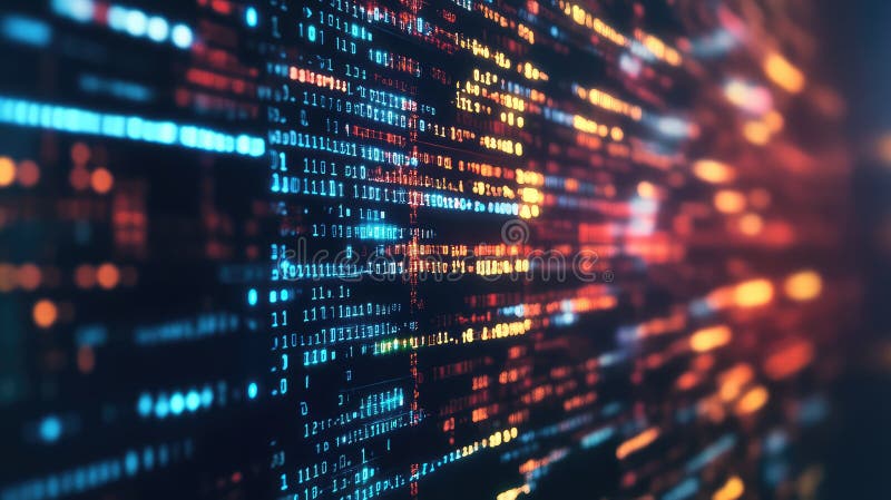 фрагмент кода Python с миганием иллюстрация штока