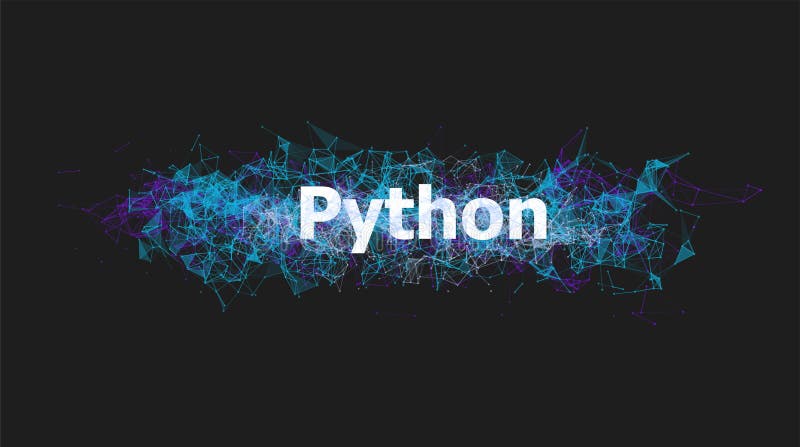 Python技术在网站设计中的应用 库存例证