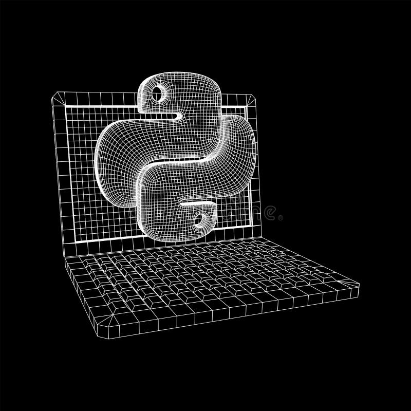 Python代码语言标志 皇族释放例证