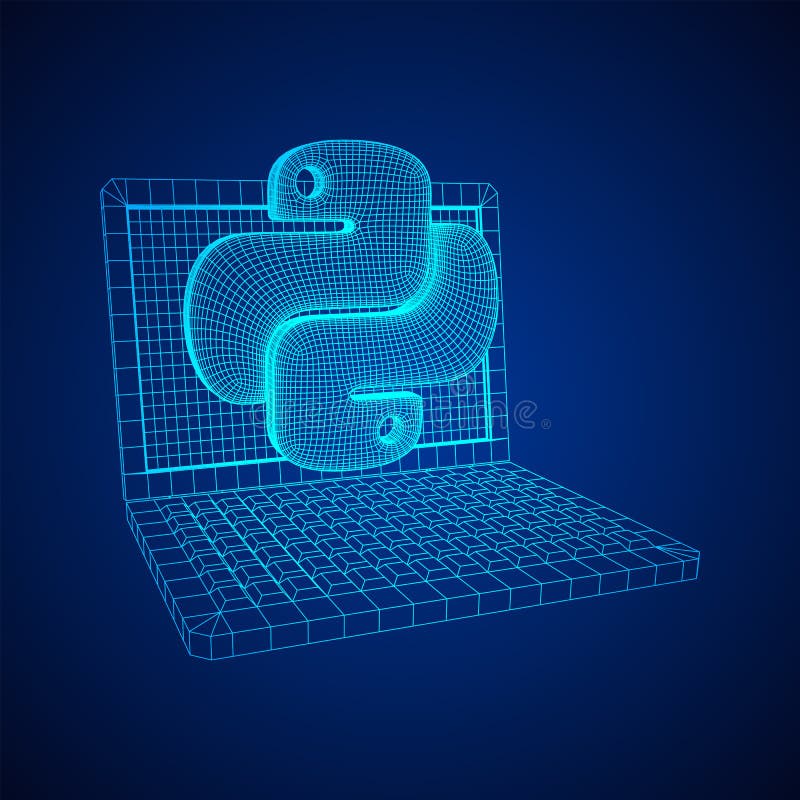 Python代码语言标志 皇族释放例证