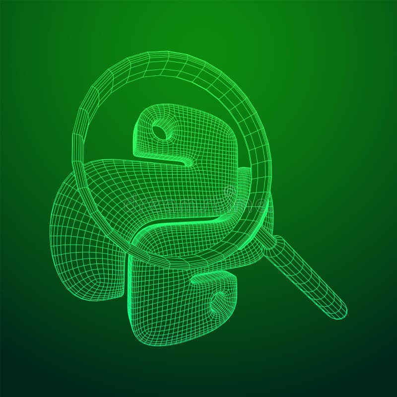 Python代码语言符号 向量例证
