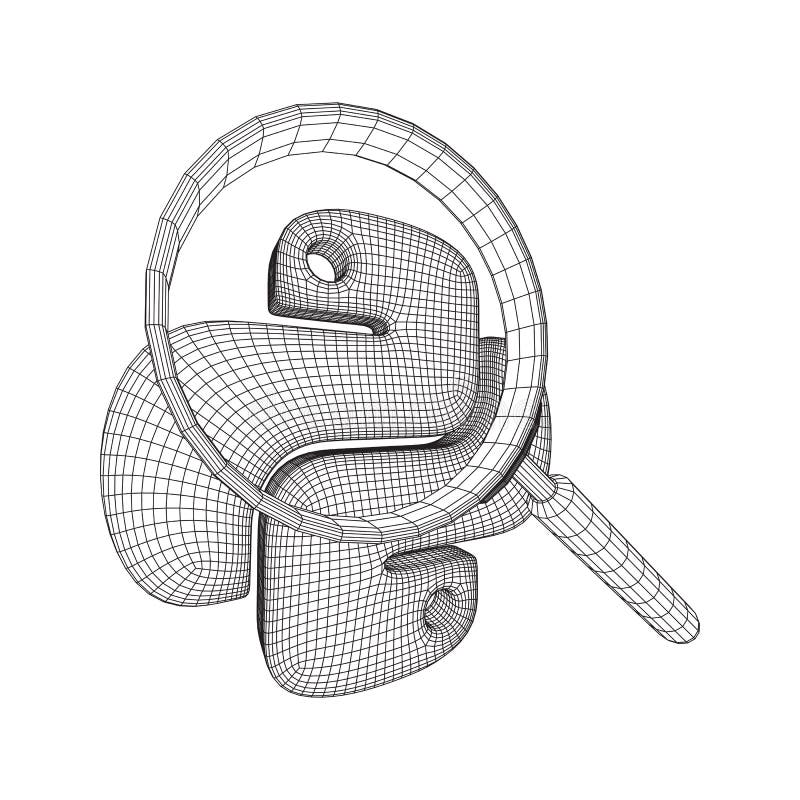 Python代码语言标志 向量例证