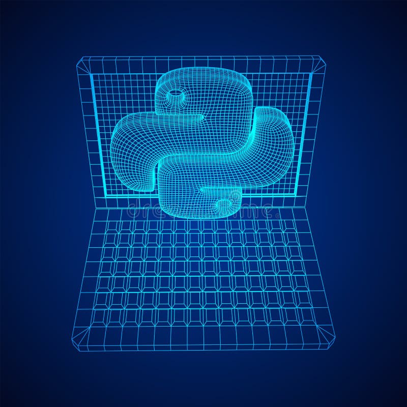 Python代码语言符号 库存例证