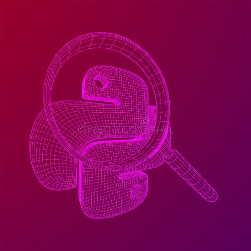 Python代码语言符号 向量例证