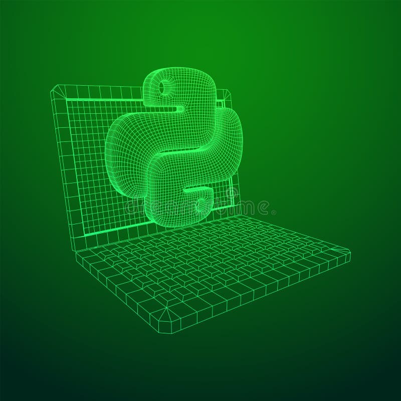 Python代码语言符号 库存例证