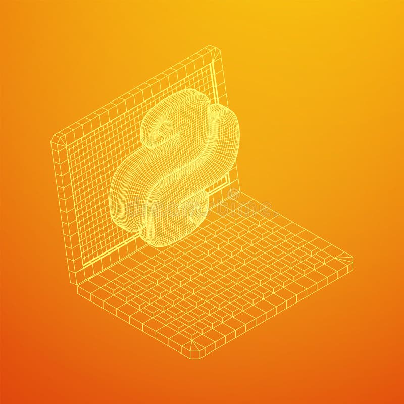 Python代码语言符号 库存例证