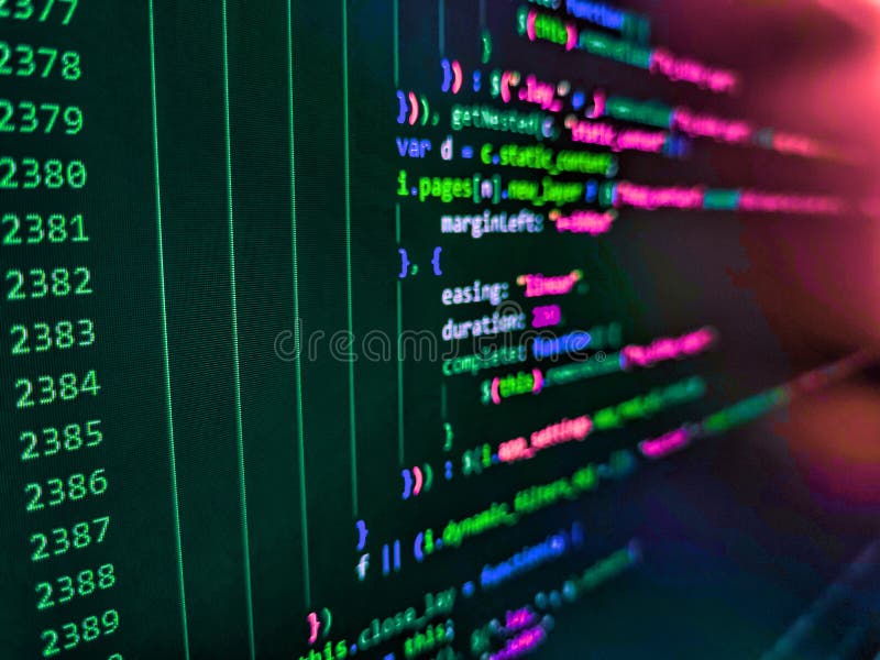 二进制计算机代码背景摘要. 信息技术网站编码标准. Python编程 库存图片