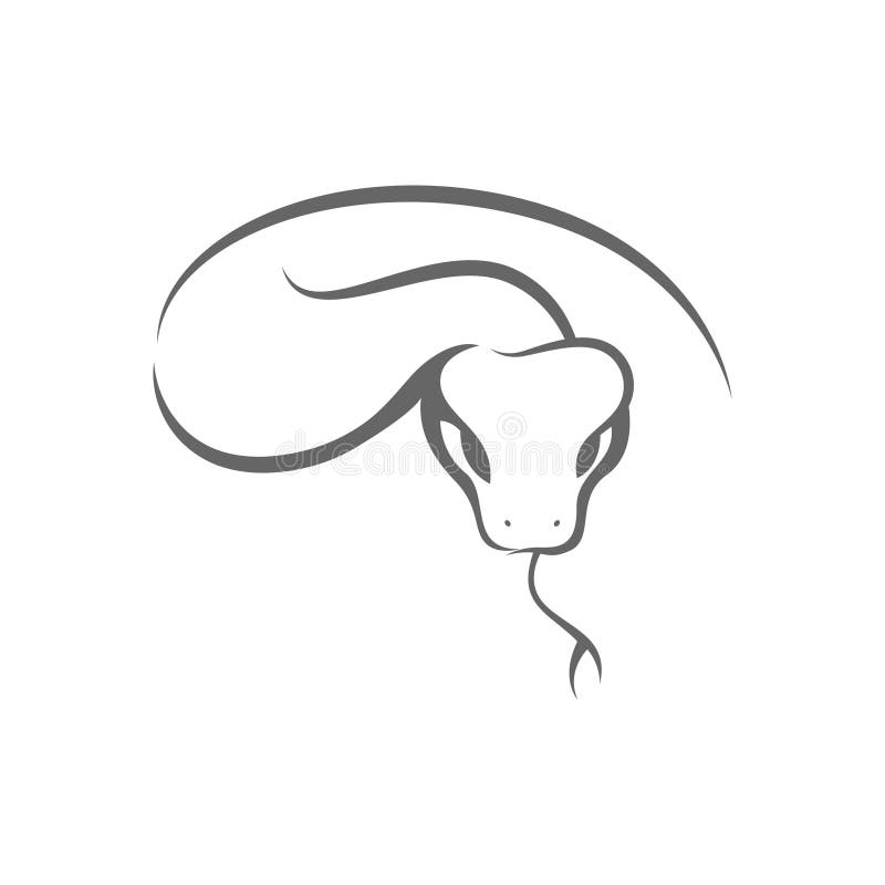 Python徽标图标插图 皇族释放例证