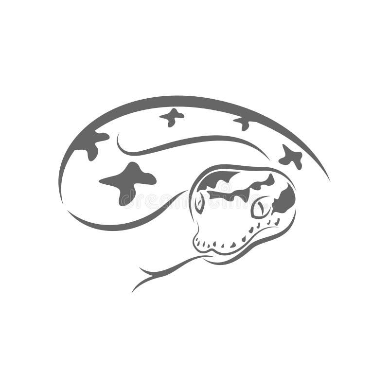 Python徽标图标插图 向量例证