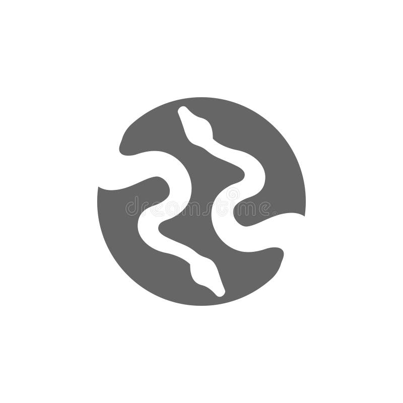 Python徽标图标插图 向量例证