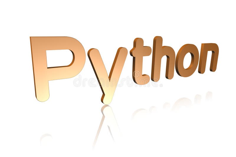 编程术语python面向对象编程语言 库存例证
