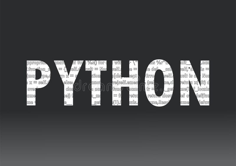 Python言語のサイン ロイヤリティフリーのイラスト