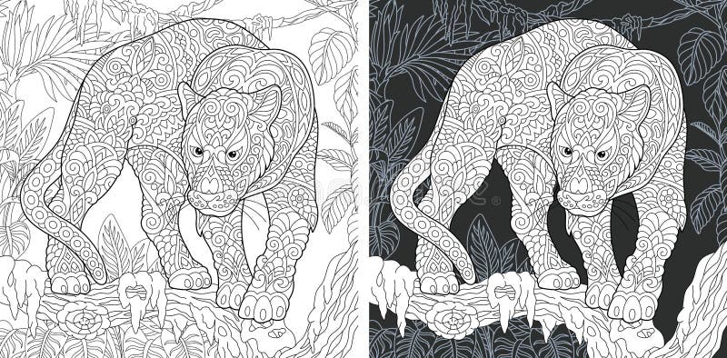 Página para Colorir Animal ilustração do vetor