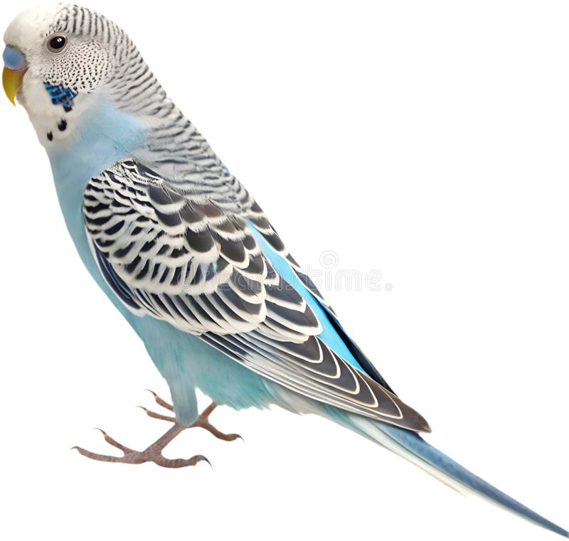Pájaro Bugerigar brillante con colores vivos que muestran un encanto único. ilustración del vector