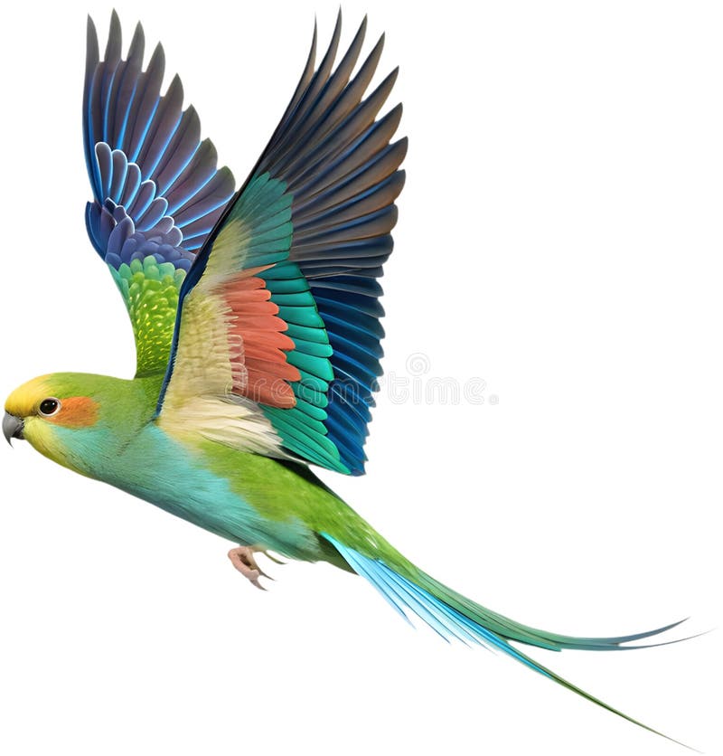 Pájaro Bugerigar brillante con colores vivos que muestran un encanto único. libre illustration